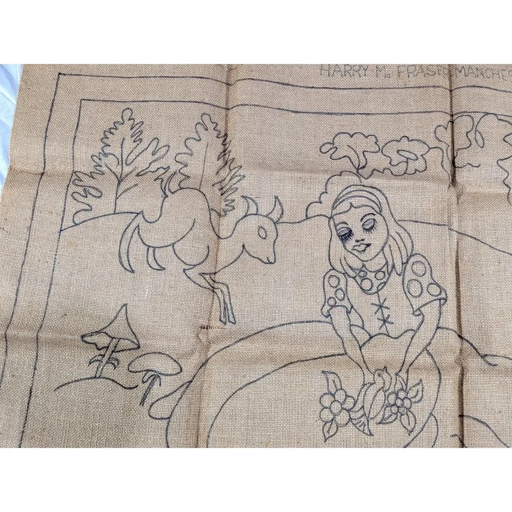 Rare Fraser Snow White Rug Hooking Pattern  30